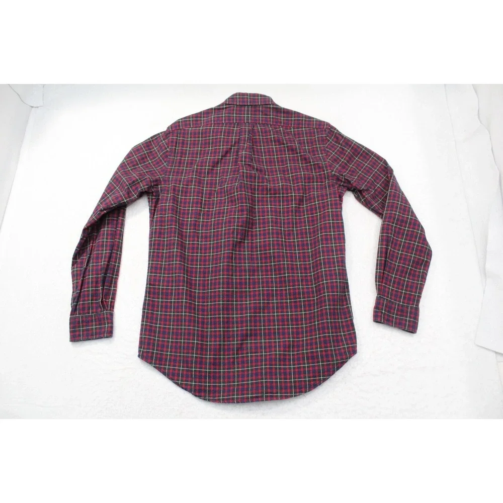 Polo Ralph Lauren Dress Shirt Classic Fit Plaid Long Sleeve Button Up Mens Small